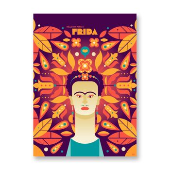 Frida - Affiche d'art | Carte de voeux 1