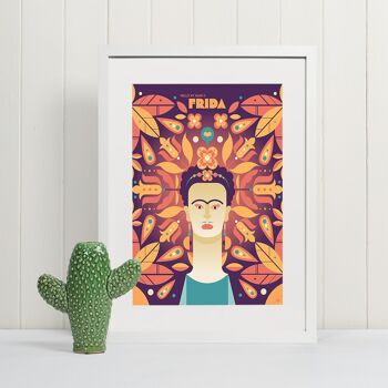 Frida - Affiche d'art | Carte de voeux 2
