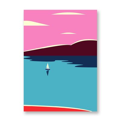 Il lago - Poster artistico | Biglietto d'auguri