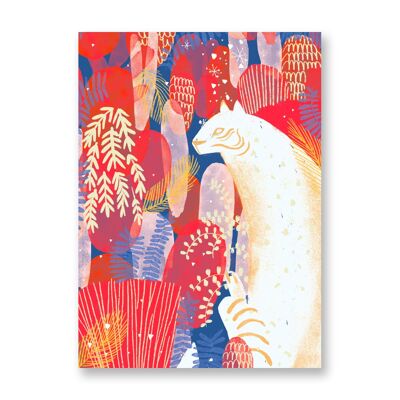 Dschungel - Kunstplakat | Grußkarte II