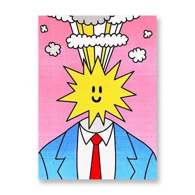 Explosion - Art Poster | Greeting Card