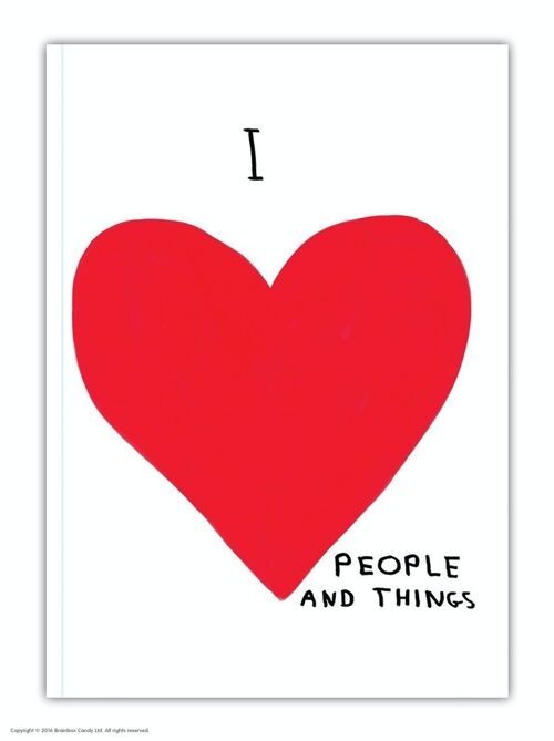 Notebook (A6) - Funny Gift - I Love People