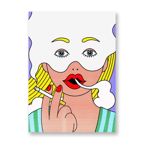 Smoker - Poster Artistico | Biglietto d'auguri