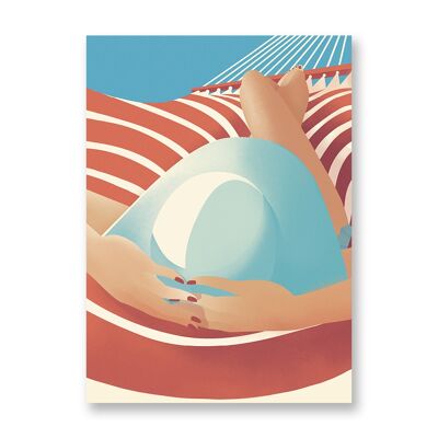 Verano - Póster de arte | Tarjeta de felicitación