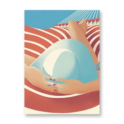 Sommer - Kunst Poster | Grußkarte