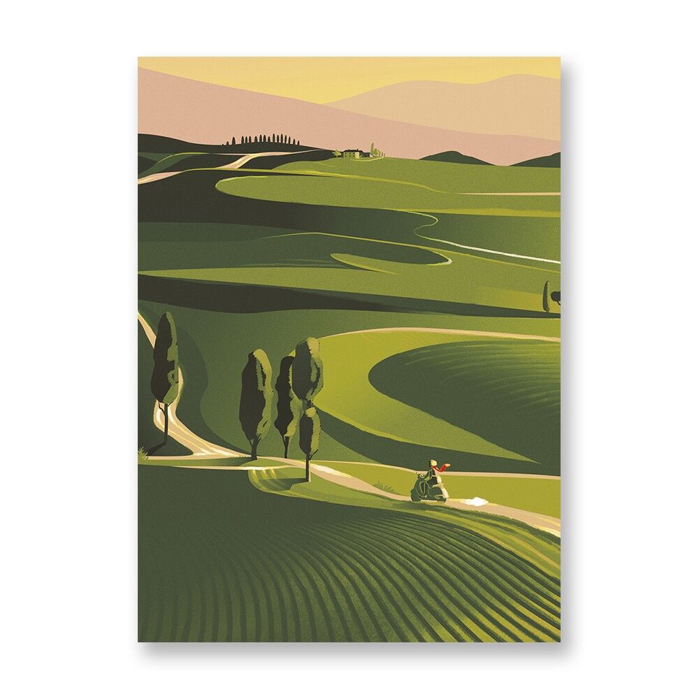 Vacanze toscane - Poster artistico | Biglietto d'auguri