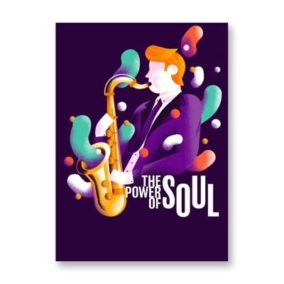 The power of soul - Art Poster | Greeting Card
