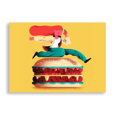 Healthy - Art Poster | Greeting Card
