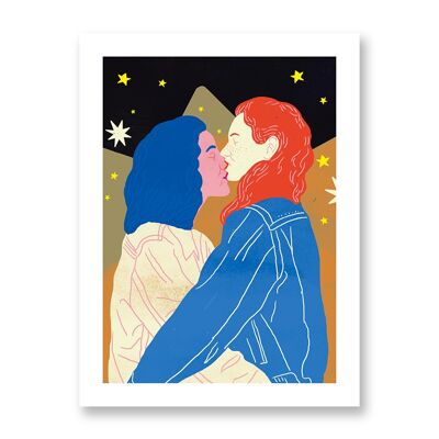 Baciami Forte #3 - Affiche d'art | Carte de voeux