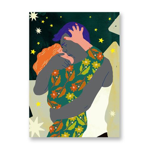 Baciami Forte #6 - Art Poster | Greeting Card