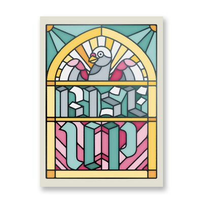 Rise Up - Art Poster | Greeting Card