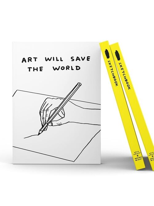 Sketchbook - Funny Gift - Art Will Save The World