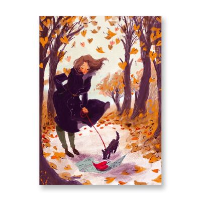 Herbst - Kunstposter | Grußkarte