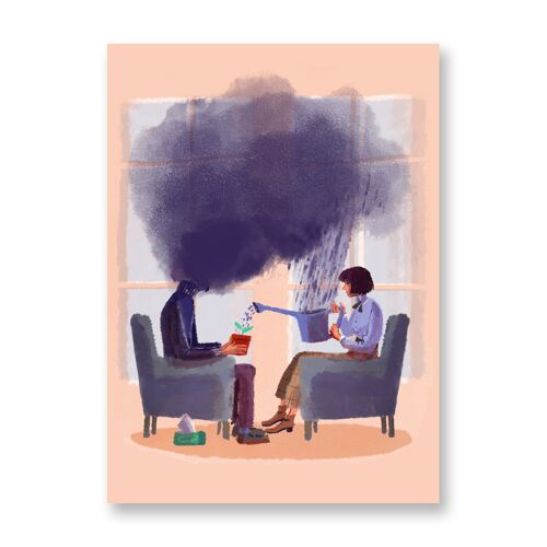 Therapy - Art Poster | Greeting Card