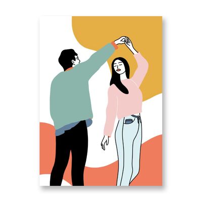 Tanzen Sie es aus - Kunstplakat | Grußkarte