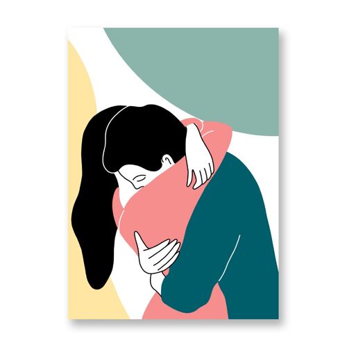Mutual support - Art Poster | Greeting Card
