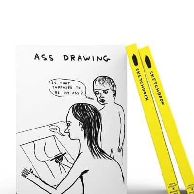 Cuaderno de bocetos - Regalo divertido - Dibujo de culo