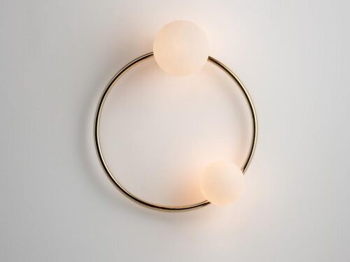 Brass Ring Wall Light