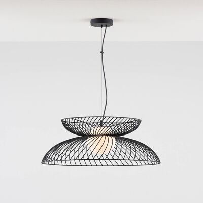 Charcoal Cage Ceiling Light