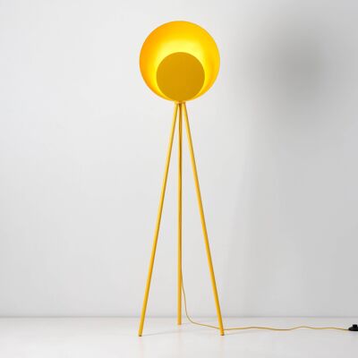 Yellow Diffuser Floor Lamp