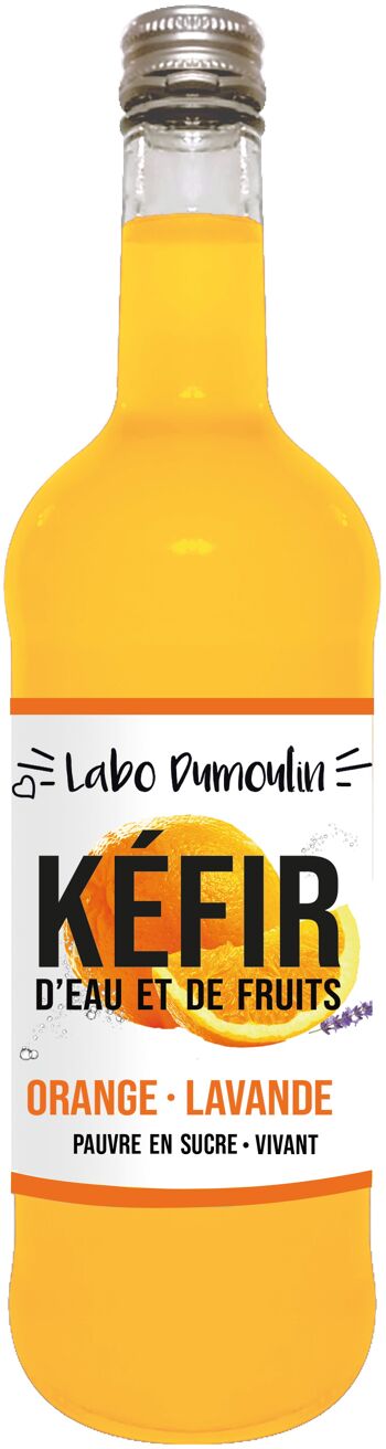 Kéfir de fruits Orange Lavande bio 75cl