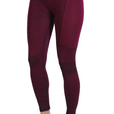 Legging LANA rosa oscuro de lana merino unisex