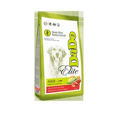 CANE ADULTO ELITE PROSCIUTTO, PATATE E PISELLI