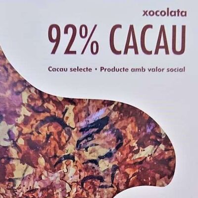 Chocolate negro 92% cacao - ECO