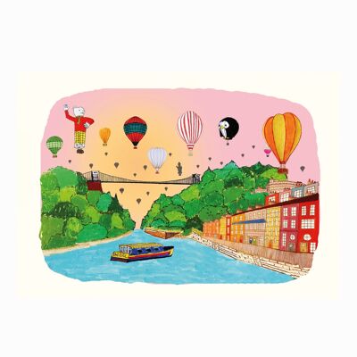Bristol Balloons-Karte