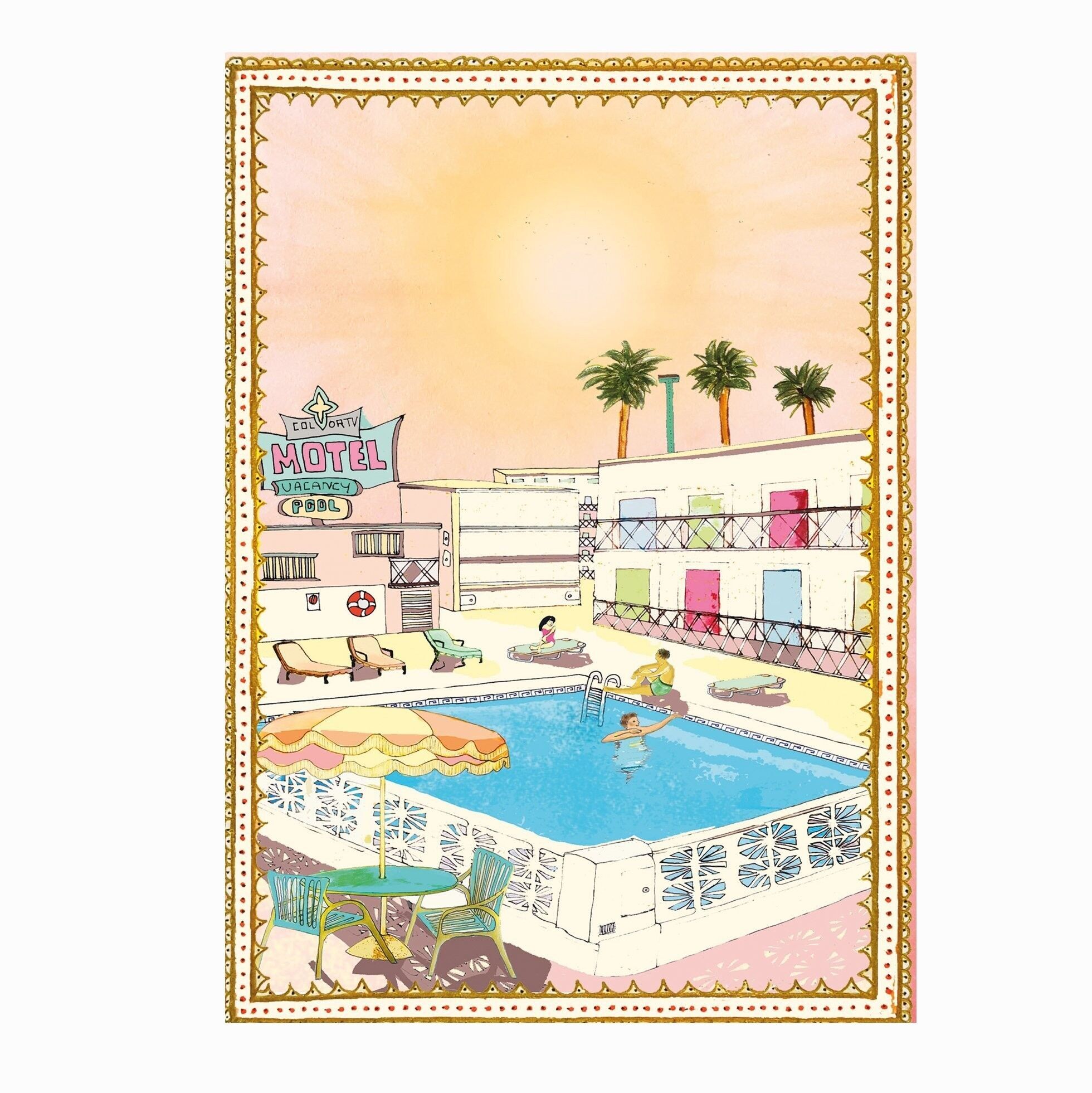 Tarjeta de relajación