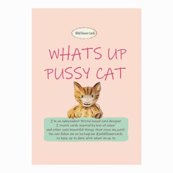 Carte What's Up Pussy Cat 2