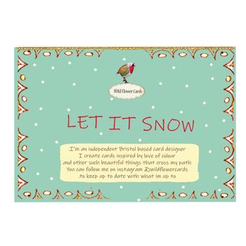 Carte Let It Snow 2