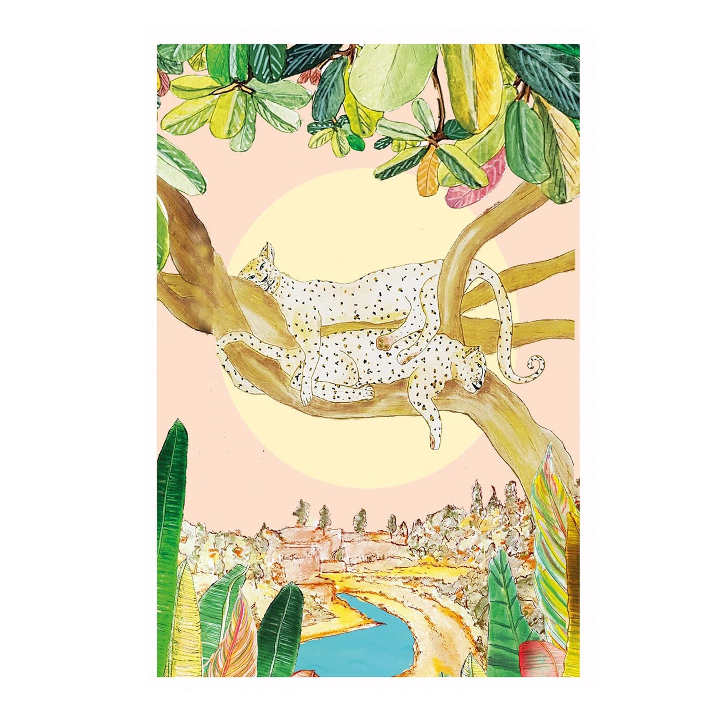 Tarjeta En una calurosa víspera de verano