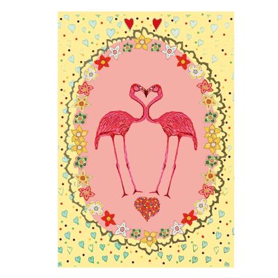 Carte Oiseaux d'amour