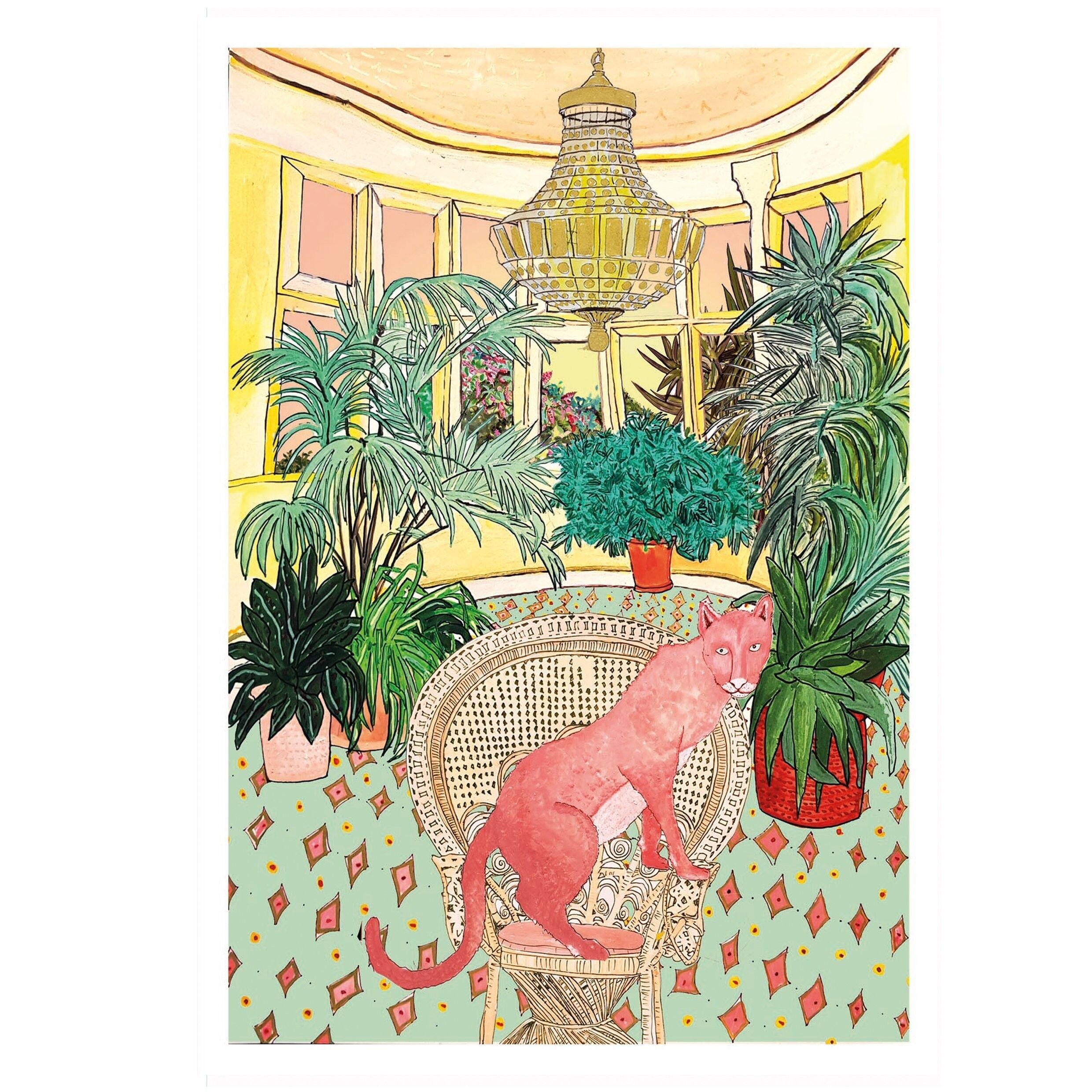 Tarjeta rosa positiva