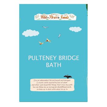 Carte de bain Pulteney Bridge 2
