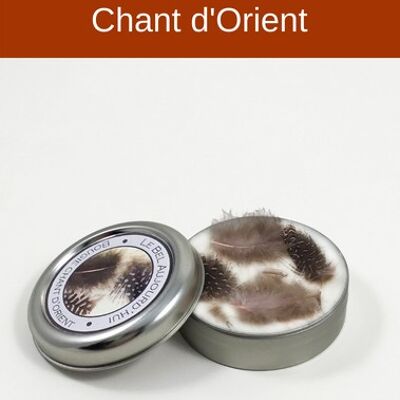 Bougie métal 65g - Parfum Chant d'Orient