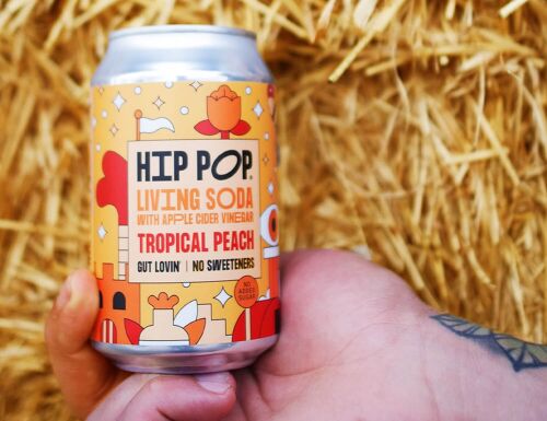 Hip Pop Living Soda – Mixed Case of Mind Blowing Vegan Flavours – 24 x 330ml Living Soda Non-Alcoholic Drink