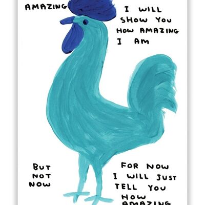 Postcard - Funny A6 Print - I Am Amazing