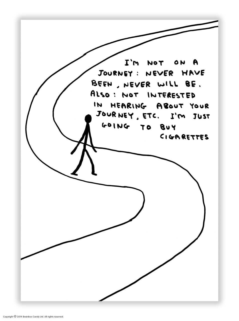 Postkarte - Lustiger A6-Druck - Zigaretten kaufen