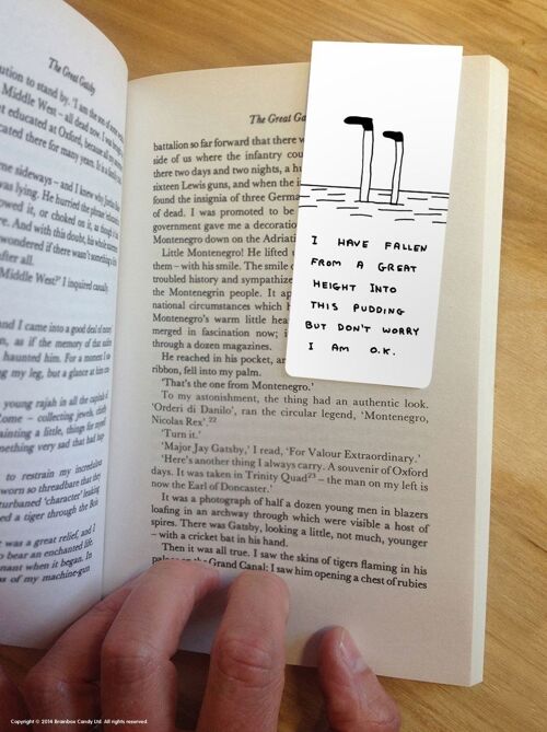 Bookmark - Funny Gift - Pudding Magnetic Bookmark