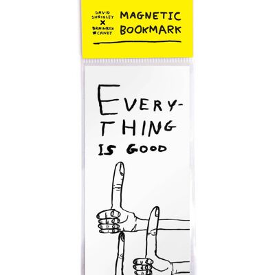Marcador - Regalo divertido - Todo es bueno Marcador magnético