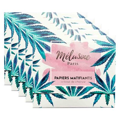 Set de 5 Papeles Matificantes - Cáñamo 🌿