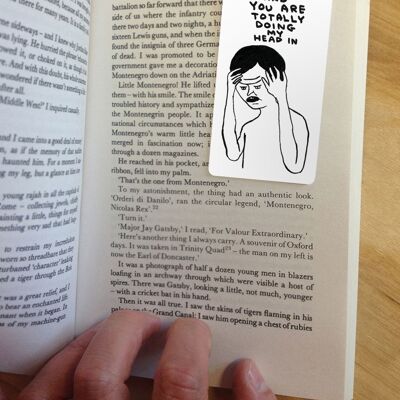 Bookmark - Funny Gift - Bunch Of Twats Magnetic Bookmark