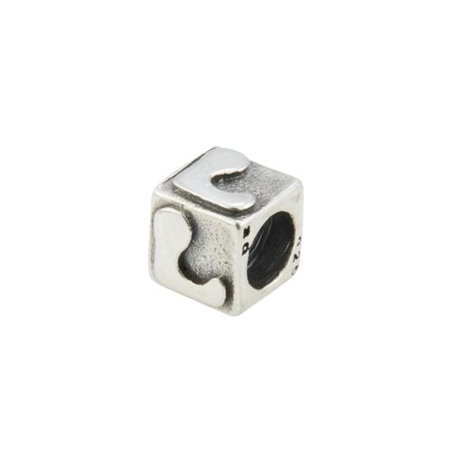 Abalorio de Plata de Ley 925 mm válido para todas las marcas pulido a mano 1,1x1 cm - mod 1-L