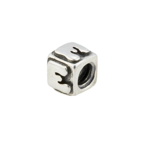 Abalorio de Plata de Ley 925 mm válido para todas las marcas pulido a mano 1,1x1 cm - mod 1-E