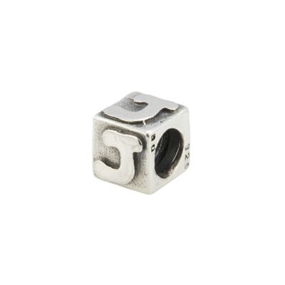 Abalorio de Plata de Ley 925 mm válido para todas las marcas pulido a mano 1,1x1 cm - mod 1-J