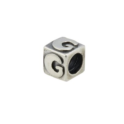 Abalorio de Plata de Ley 925 mm válido para todas las marcas pulido a mano 1,1x1 cm - mod 1-G