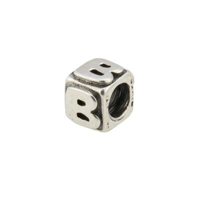 925 sterling silver bead valid for all brands hand polished 1.1x1 cm - mod 1-B