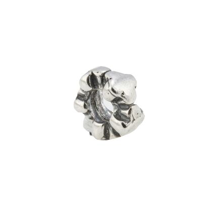 Abalorio Plata de Ley 925 mm Les Charms Paris 1,1 x 1 cm - mod 1-97